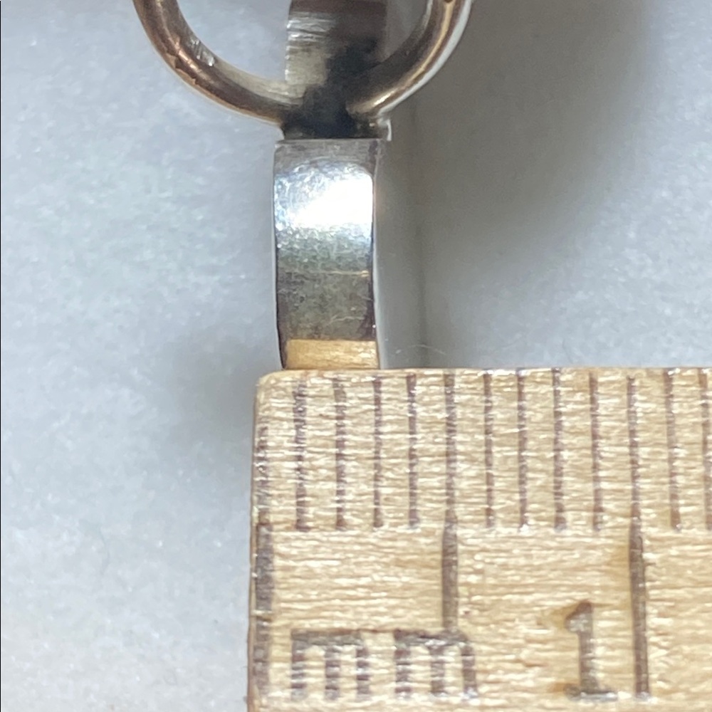 Vintage 925 sterling silver solid heart pendant. - Picture 11 of 13